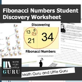 Fibonacci Numbers Student Discovery Worksheet