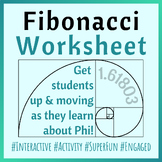 Fibonacci Worksheet