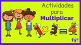 Fichas de ejercicios para multiplicar