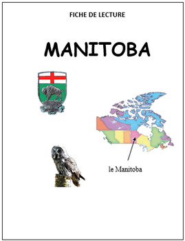 Preview of Fiche de lecture: Manitoba, French (#415)