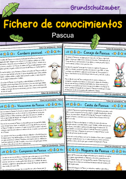 Preview of Fichero de conocimientos - Pascua (Español)