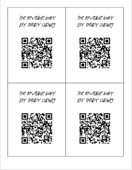 Preview of Video Read Aloud QR Codes for Fiction Texts