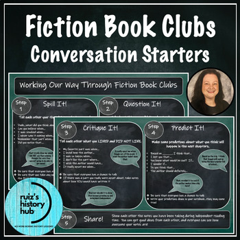 Preview of Fiction Book Clubs Conversation Starters