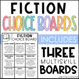 Fiction Choice Boards - Reading Choice Boards