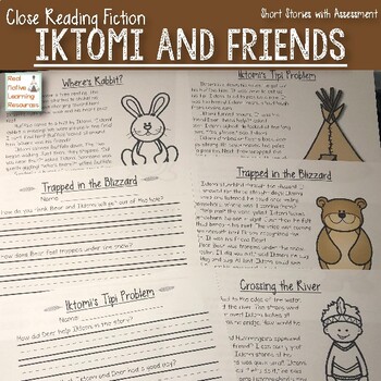Preview of Fiction Close Reading Passages: Iktomi and Friends