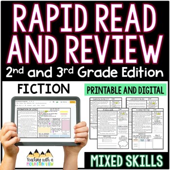 Preview of Fiction Comprehension Review | Mixed Skills