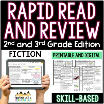 Preview of Fiction Comprehension Review | Skills-Based