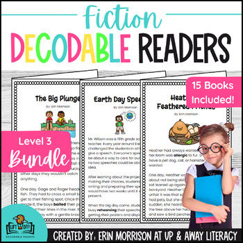 Preview of Fiction Decodable Readers Bundle- Level 3 BUNDLE
