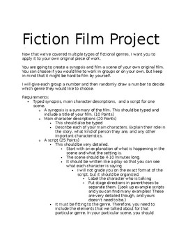 Preview of Fiction Film Project