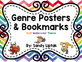 Fiction Genre Posters (Soft Watercolor)