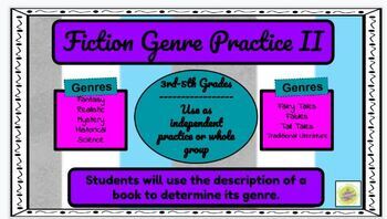 Preview of Fiction Genre Practice II