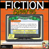 Fiction Genres Digital Boom Cards