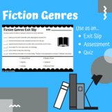 Fiction Genres Exit Slip