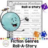 Reading Genres Fiction Roll a Story Writing Center