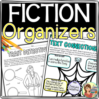 Preview of Fiction Graphic Organizers