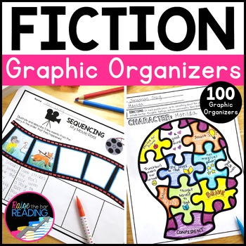 Preview of Fiction Graphic Organizers: Story Elements, Character Traits Reading Response