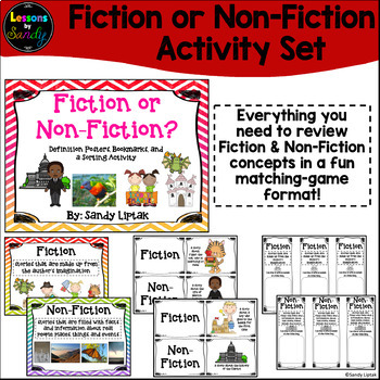 Preview of Fiction & Non-Fiction Activity Set