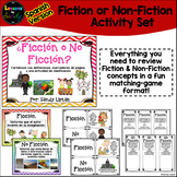 Fiction & Non-Fiction Activity Set (Spanish Version)