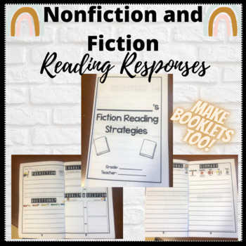 Preview of Fiction & Nonfiction Booklets BUNDLE! (+ Response Sheets) DIGITAL TOO!