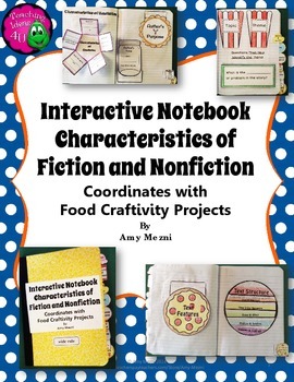 Preview of Fiction & Nonfiction Elements Interactive Notebook