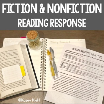 Preview of Fiction & Nonfiction Reading Response (6-8)