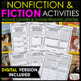 Fiction & Nonfiction Reading Response | Graphic Organizers | Literacy Centers