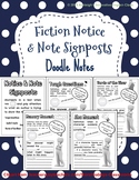 Fiction Notice & Note Signposts Doodle Notes