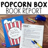 Theme & Conflict Popcorn Box Fiction Book Report Craftivit