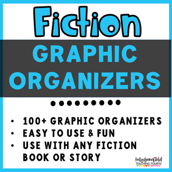 Preview of Fiction Reading Response Graphic Organizers Story Map Story Elements Theme Plot