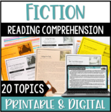 Fiction Reading Comprehension Passages and Questions with Digital