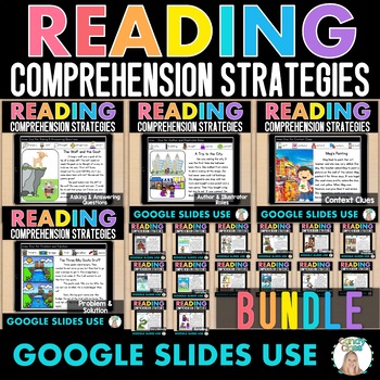Preview of Fiction Reading Comprehension Strategies Passages with Questions 2nd 3rd Bundle