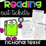 Fiction Reading Exit Tickets Year-Round Print and Go Assessments