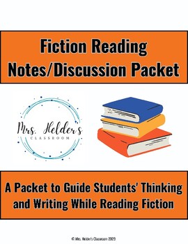 Preview of Fiction Reading Notes/Discussion Packet