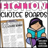 Fiction Reading Response Choice Boards