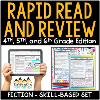 Preview of Fiction Reading Skills Review