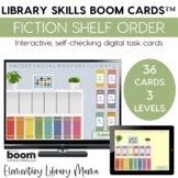 Fiction Shelf Order Boom Cards | Self Correcting Digital T