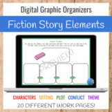 Fiction Story Elements Work Pages & Graphic Organizers