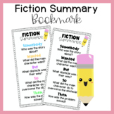 Fiction Summary Bookmark