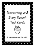 Fiction Summary Task Cards for Story Elements