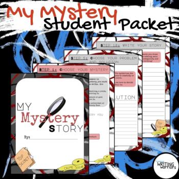 Preview of Fiction Writing - My Mystery Creative Writing Student Packet : Grades 4 - 7