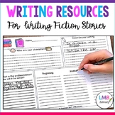 Fiction Writing Prompts, Graphic Organizer, and Self Assessment