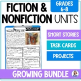 Fiction & Non-Fiction ELA Lessons - Middle School ELA Shor