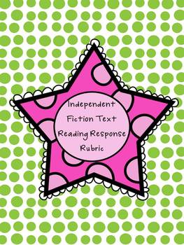 Preview of FREEBIE Fiction and NonFiction Text Reading Response Rubrics Bundle