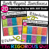 Fiction and Nonfiction Book Report & Book Review Brochure Bundle