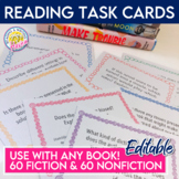 Reading Discussion Cards | Questions for Fiction and Nonfiction