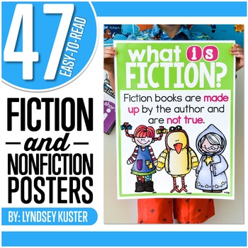 Preview of Fiction and Nonfiction Posters - The Complete Set
