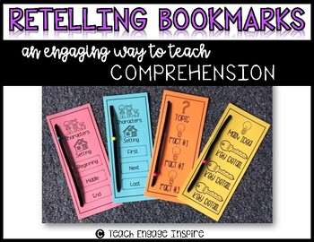 Preview of Fiction and Nonfiction Retelling Bookmarks