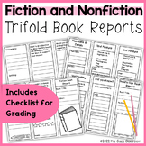 Fiction and Nonfiction Trifold Book Reports BUNDLE