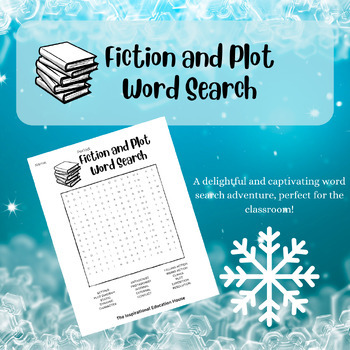 Preview of Fiction and Plot Crossword Search Printable!