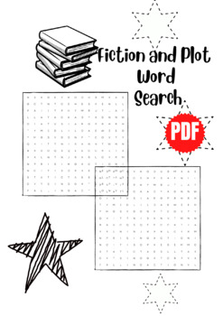 Preview of Fiction and Plot Vocabulary Word Search game